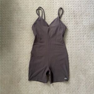 ALO Yoga olive onesie